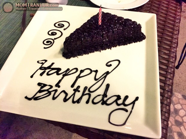 Acuaverde birthday cake