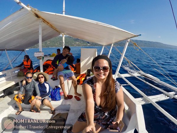 Off to Sumilon Island after swimming with the whale sharks