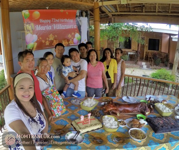 Celebrating Mahal's mom's birthday