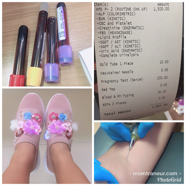 health check and blood test