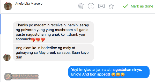 Online giveaway winner