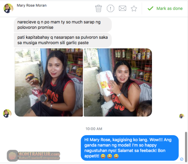 Online giveaway winner