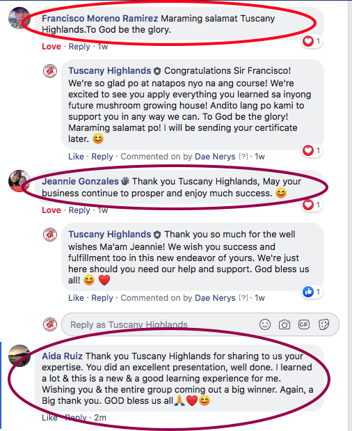 Tuscany Highlands Training Review