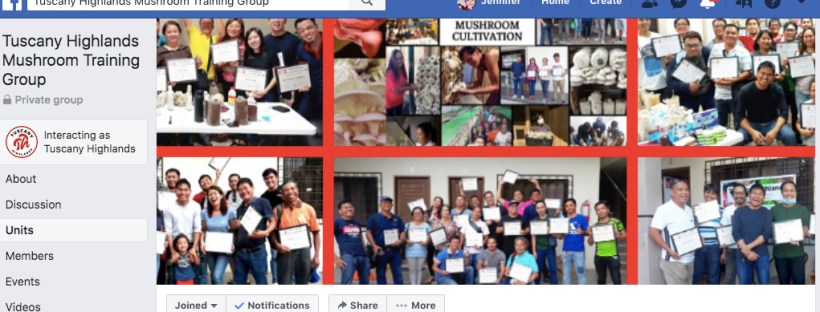 Tuscany Highlands Mushroom Training Group